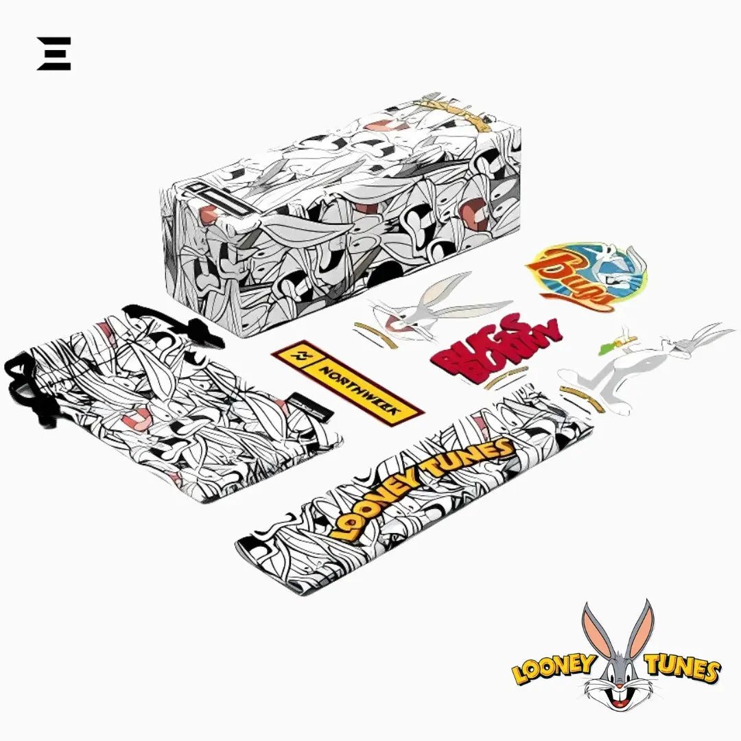 Bugs Bunny x Northweek Sunglasses – Looney Tunes Limited Edition with Orange Mirrored Lenses & Accessories - IBRELIA