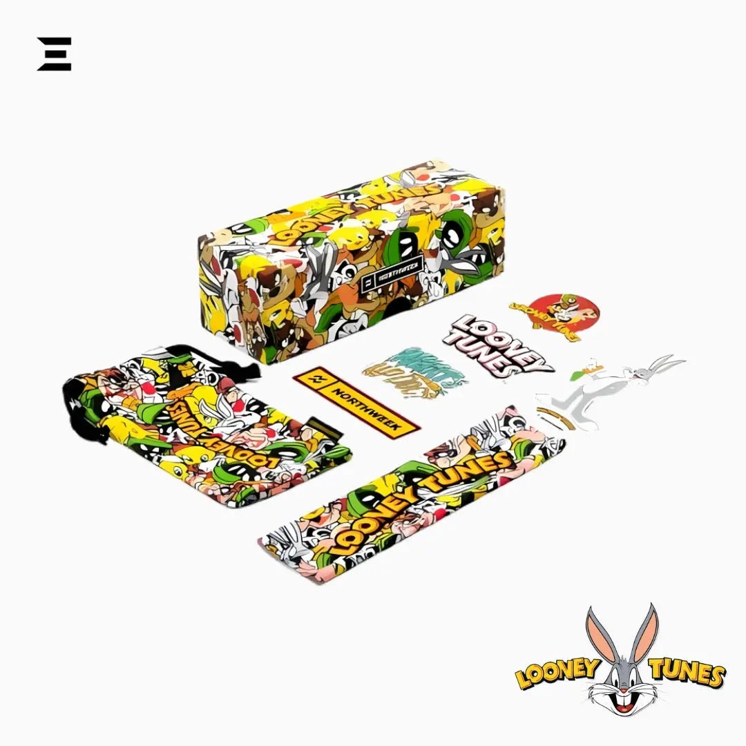 Looney Tunes x Northweek Sunglasses – Limited Edition Black Polarized Lenses with Cartoon Artwork & Accessories - IBRELIA