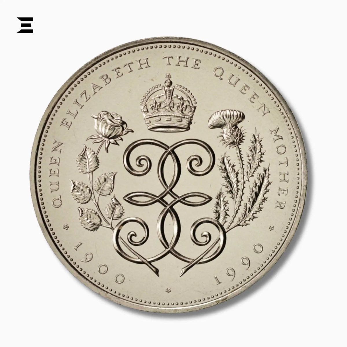 1990 UK £5 Gold Proof Coin – Queen Mother 90th Birthday Commemorative - IBRELIA