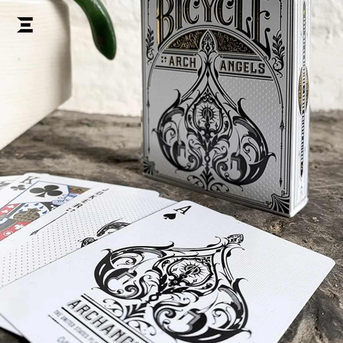 Bicycle® Archangels Playing Cards – Gold & White Edition | IBRELIA™ Collectibles - IBRELIA