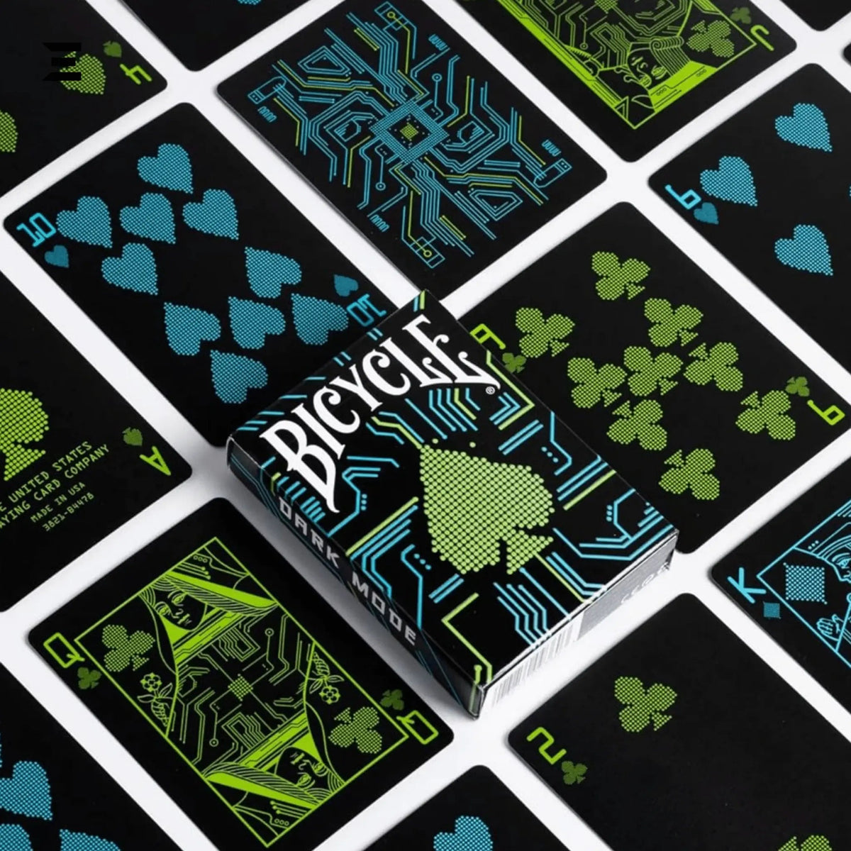Bicycle® Dark Mode Playing Cards – Neon Tech Edition (Limited Release) | IBRELIA™ Collectibles - IBRELIA