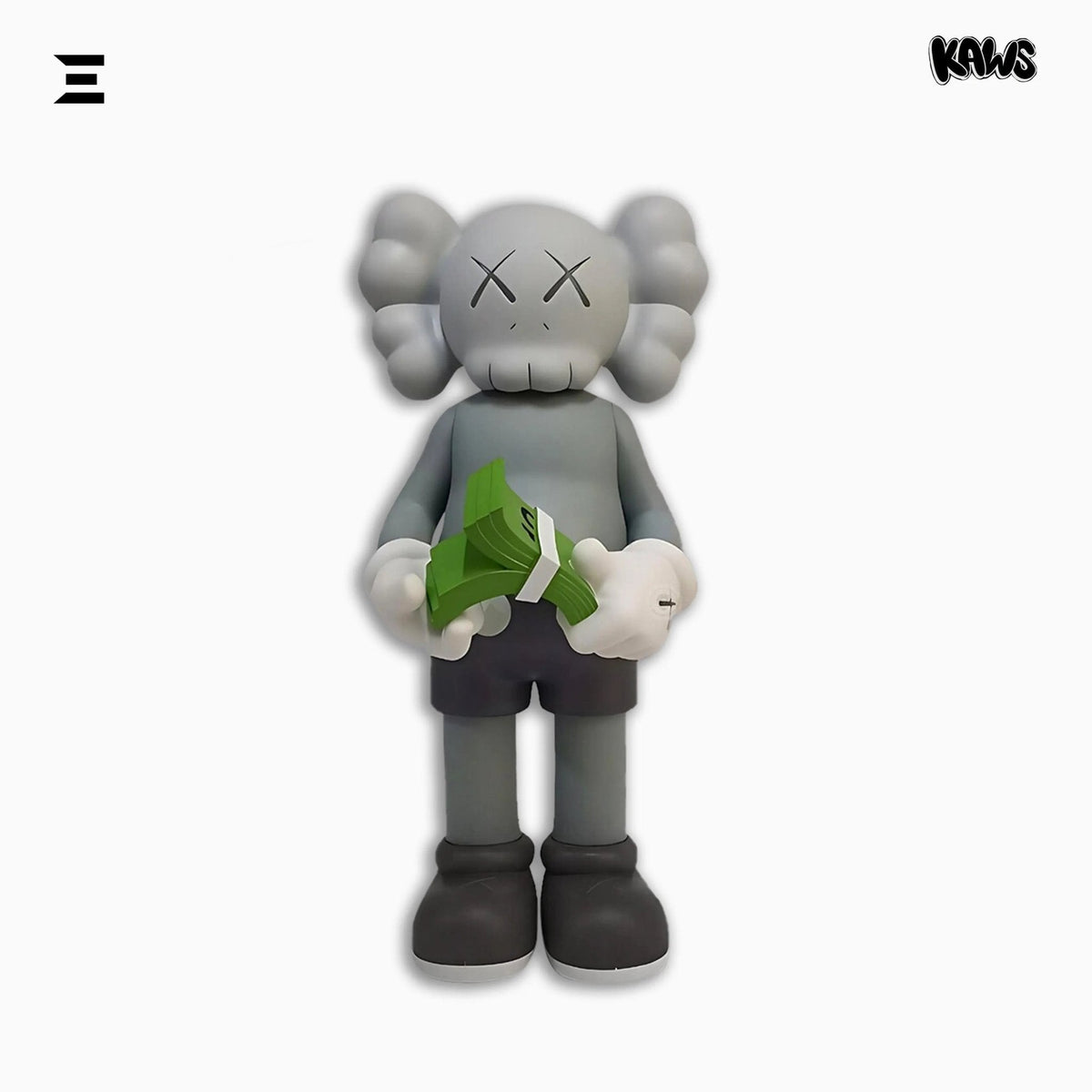KAWS Open Edition Cash – K - 23 - 29cm Vinyl Art Figure - IBRELIA