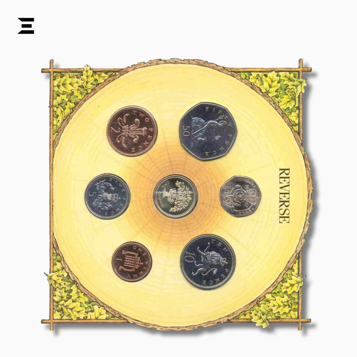 1987 United Kingdom Brilliant Uncirculated Coin Set – Royal Mint - IBRELIA