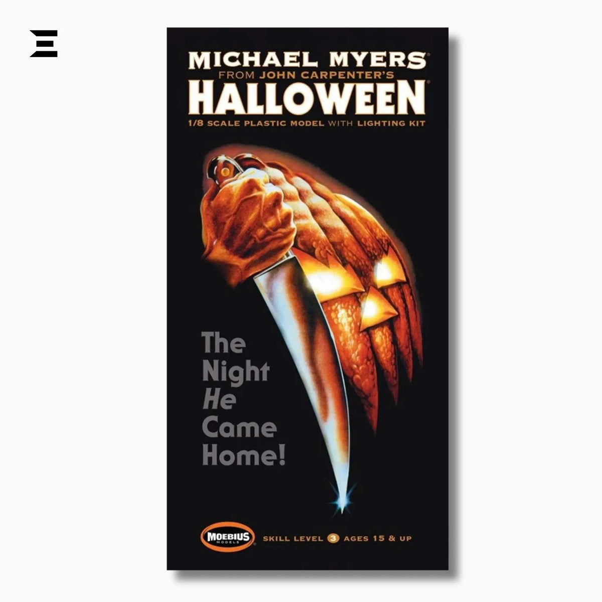 Halloween Michael Myers Plastic Model Kit – Moebius Models, 1/8 Scale (970) - IBRELIA