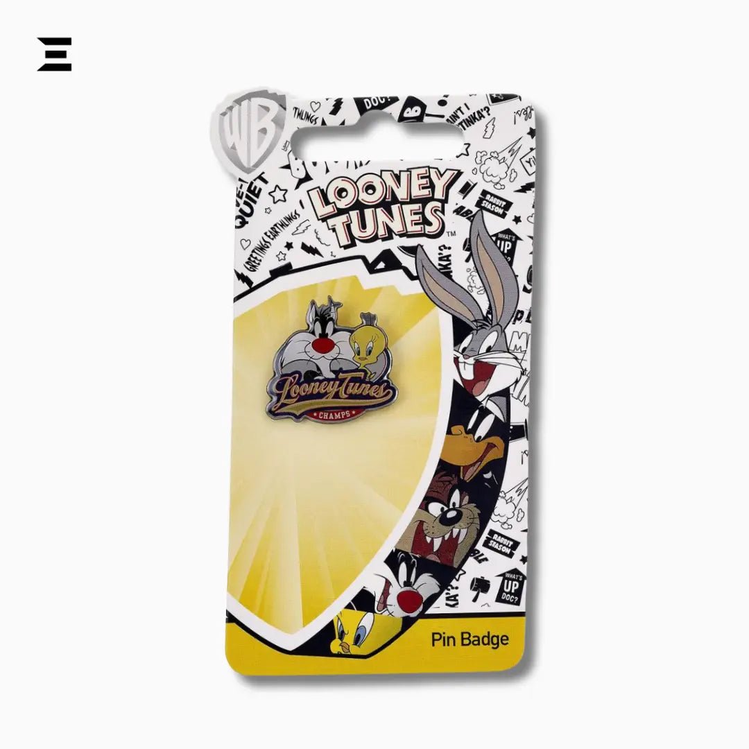 Looney Tunes Sylvester & Tweety Pin Badge – Official Collectible - IBRELIA