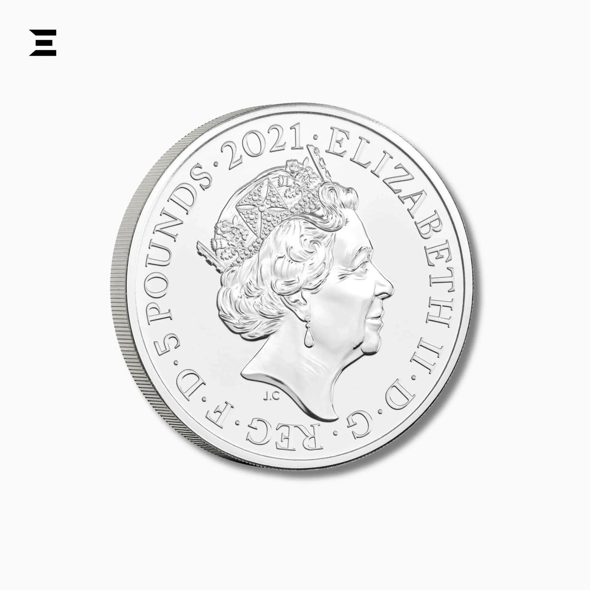 2021 Royal Mint Mahatma Gandhi Commemorative £5 Coin with Original Folder - IBRELIA