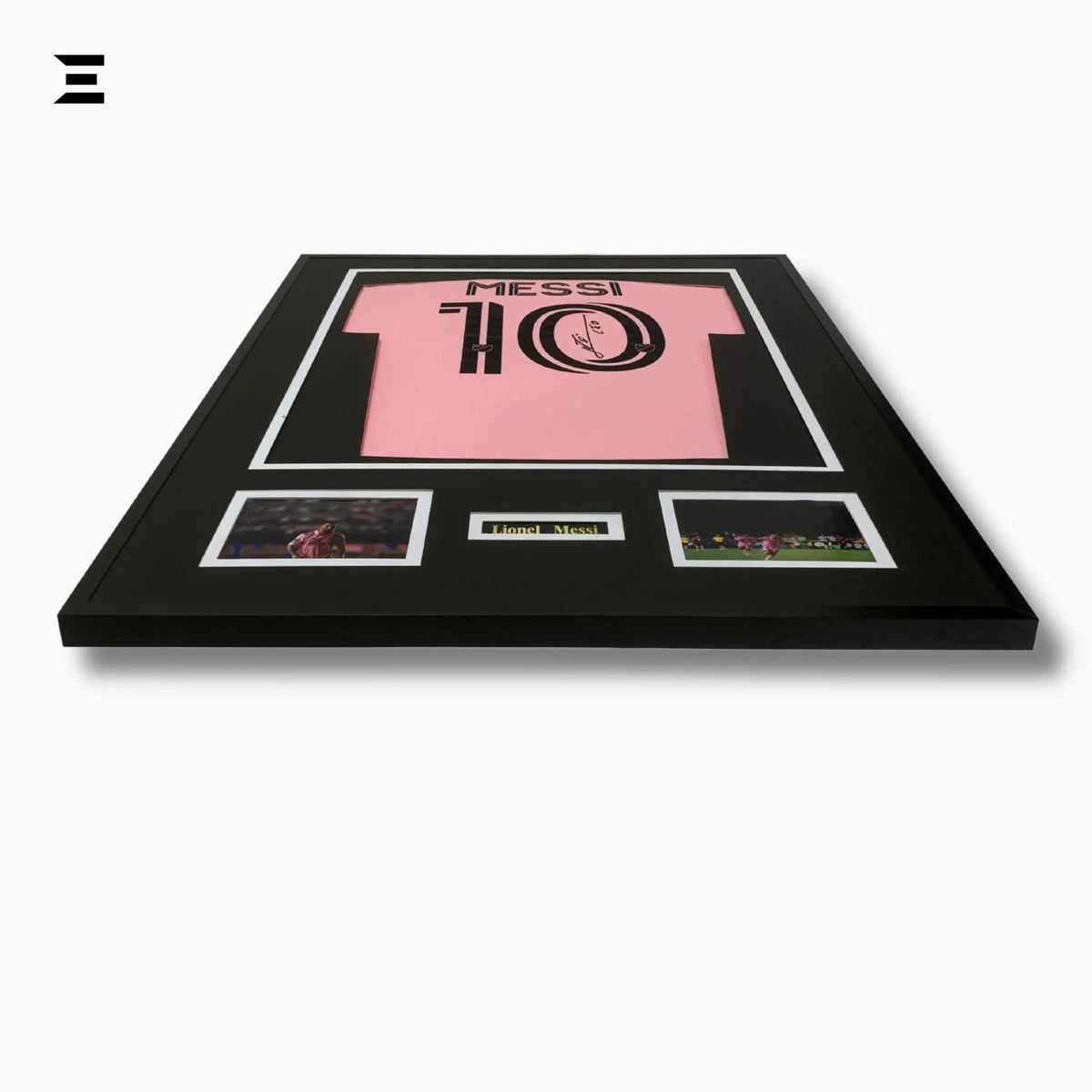 Lionel Messi “Signed” Inter Miami Jersey Frame – Facsimile Autograph | Metal & Acrylic Display 23.5 × 31.5 in | IBRELIA™ - IBRELIA