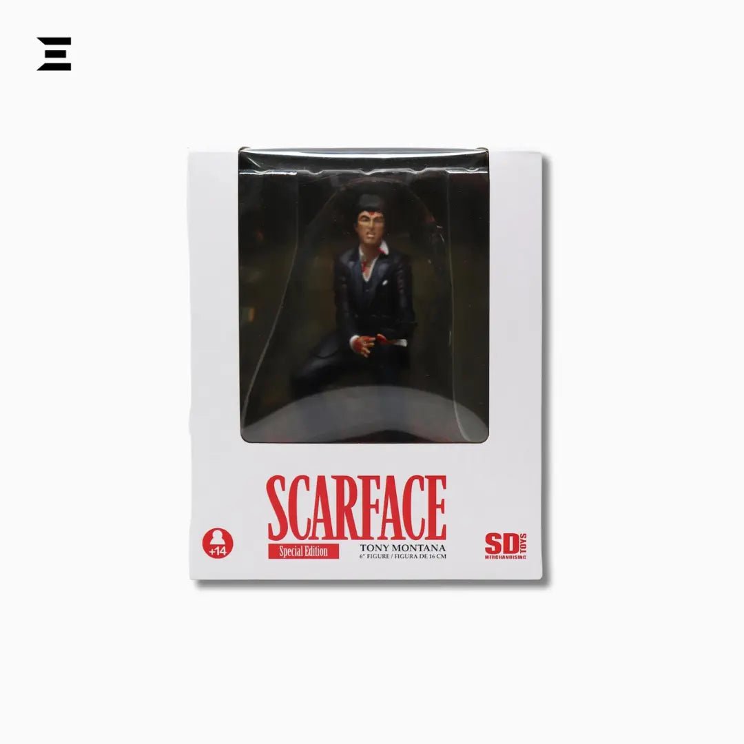 Scarface Tony Montana “Say Hello to My Little Friend” Figure – Bloody Version Special Edition - IBRELIA