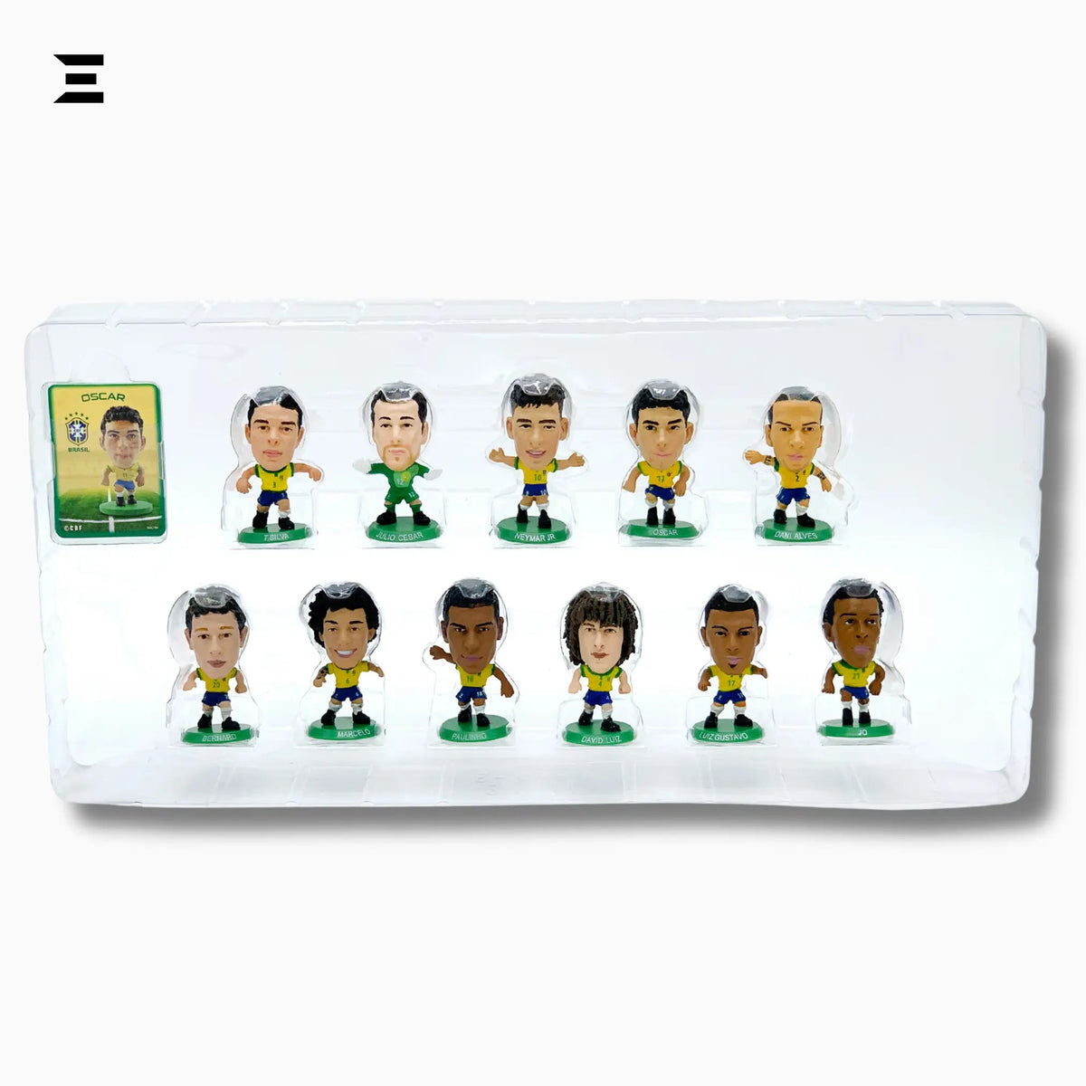SoccerStarz Brazil 2014 Official Team Pack – 11 Player Collectible Figures - IBRELIA