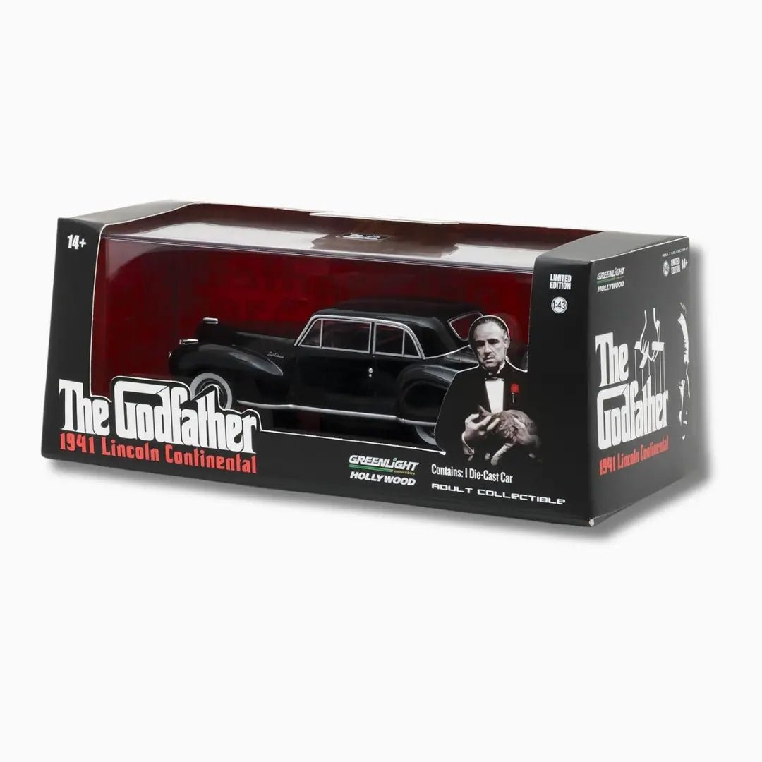 The Godfather 1941 Lincoln Continental 1:43 Scale Die - Cast Car by Greenlight Collectibles - IBRELIA