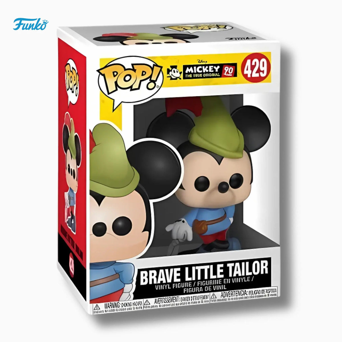 Funko Pop! Disney: Mickey the True Original – Brave Little Tailor 429 (4 - Inch) - IBRELIA