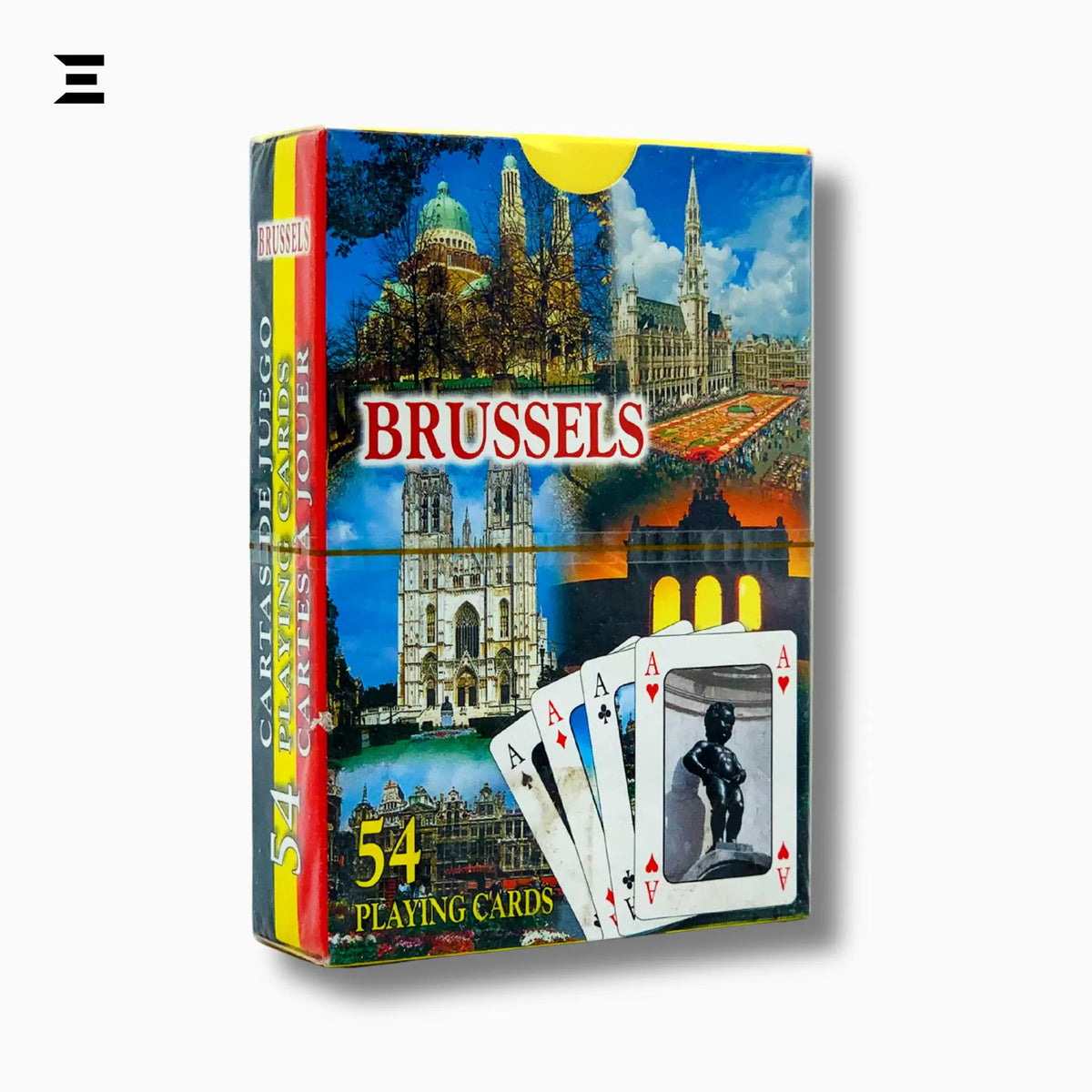 Original Swap Playing Cards – Brussels & Bruges Europe Souvenir Deck - IBRELIA