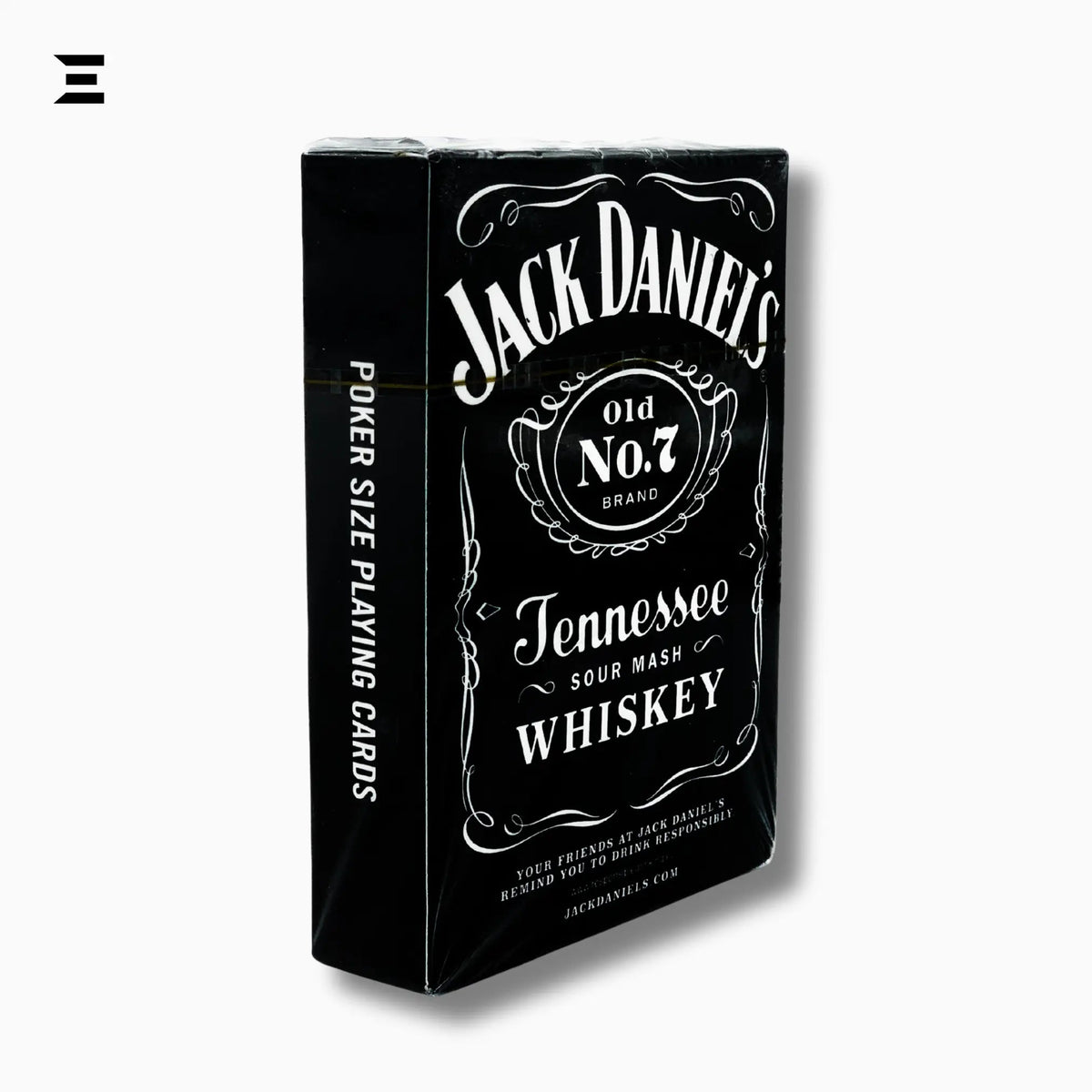 Jack Daniel’s Old No.7 Playing Cards – Silver Tobacco Tin Edition - IBRELIA