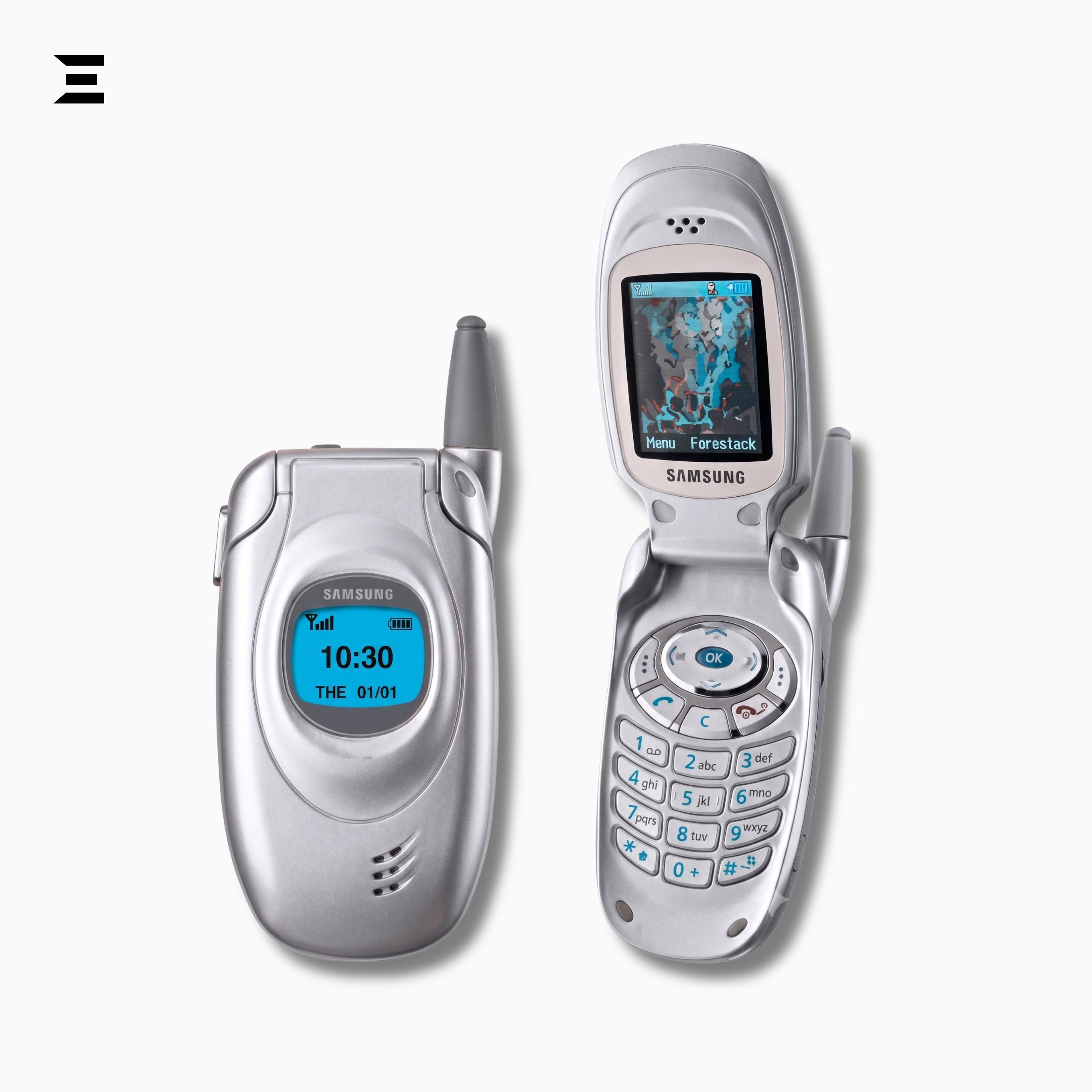 Samsung SGH-T100 Vintage GSM Flip Phone (Unlocked) – Complete Boxed Collector's Edition with Original Accessories