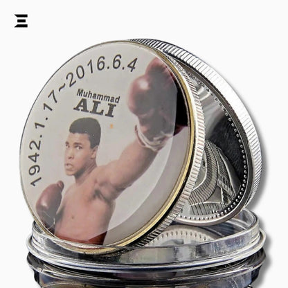 Muhammad Ali Boxing Champion Gold Plated Souvenir Coin – Sportsman of the Century Collectible - IBRELIA
