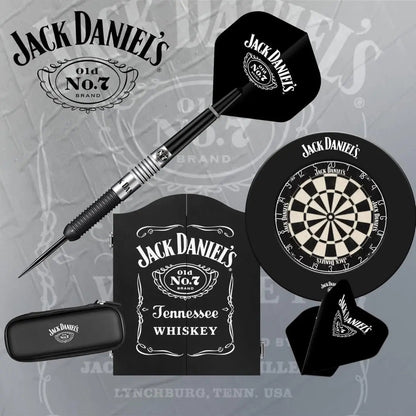Jack Daniel’s Branded Steel Tip Dart Set – 90% Tungsten, Official Collector’s Edition - IBRELIA