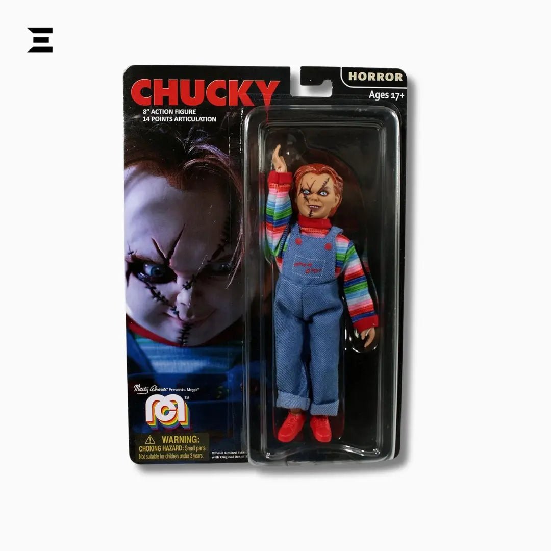 Chucky 8 - Inch Mego Action Figure – Limited Edition Horror Collectible - IBRELIA