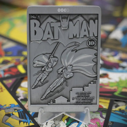 Batman Collector’s Limited Edition Metal Ingot Plaque – Fanattik DC Comics Collectible - IBRELIA