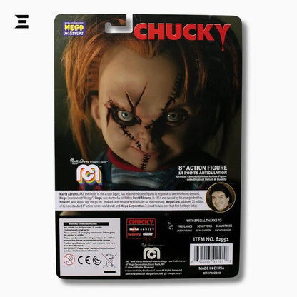 Chucky 8 - Inch Mego Action Figure – Limited Edition Horror Collectible - IBRELIA