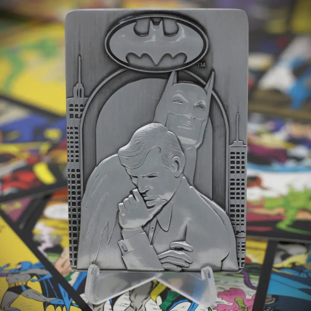 Batman Collector’s Limited Edition Metal Ingot Plaque – Fanattik DC Comics Collectible - IBRELIA