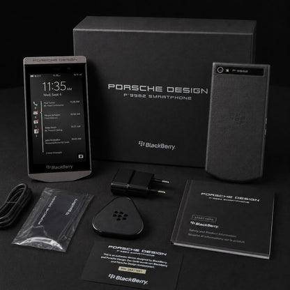 BlackBerry Porsche Design P’9982 – Brand New Collector’s Set with Original Box & Accessories