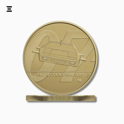 2020 Royal Mint £5 Brilliant Uncirculated Collectable Coin – James Bond 007 2 "Pay Attention 007" - IBRELIA
