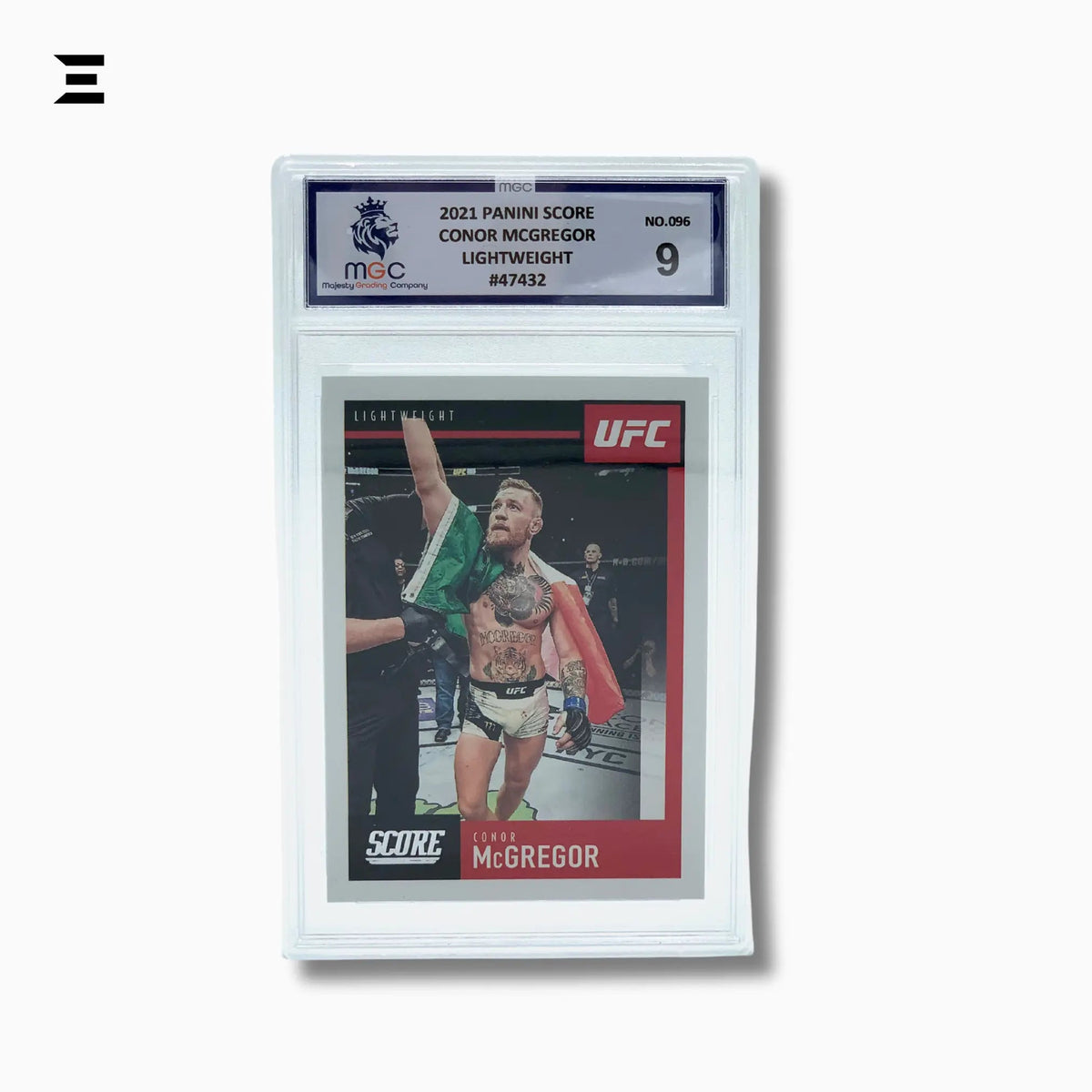 2021 Panini UFC Score 96 Conor McGregor MGC Graded 9 Lightweight Trading Card - IBRELIA