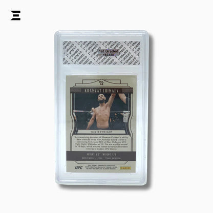 2021 Panini Legacy UFC 44 Khamzat Chimaev Rookie Card – 1st Graded GEM MINT 10 - IBRELIA