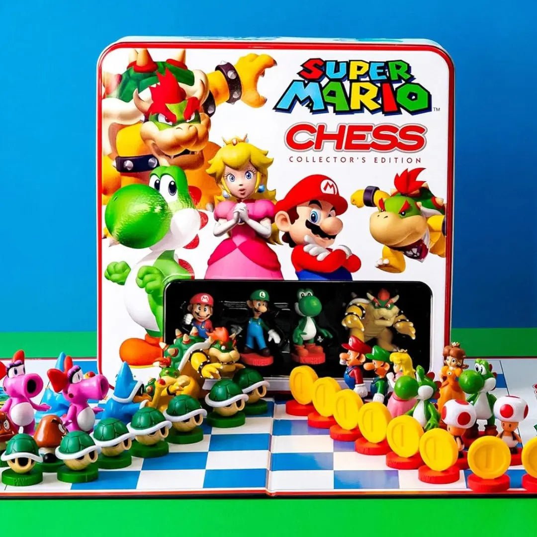 Super Mario Chess Collector’s Edition – Official Nintendo Board Game by USAopoly - IBRELIA