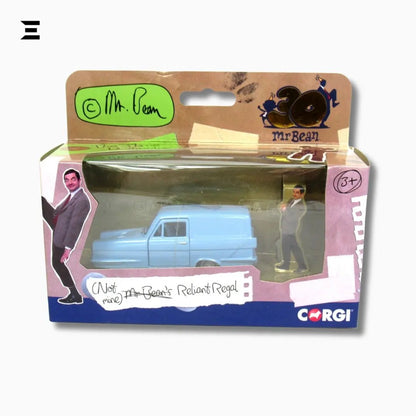 Mr Bean Reliant Regal 30th Anniversary Die - Cast Model by Corgi – Limited Edition - IBRELIA