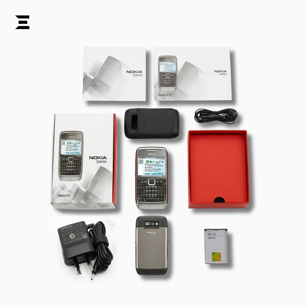 Nokia E71 (Unlocked) QWERTY Business Smartphone – Complete Boxed Set with Original Accessories | Collector's Edition