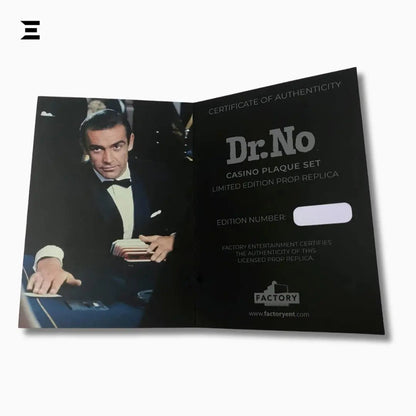 James Bond 007 Dr. No Casino Plaque Set – Limited Edition Prop Replica by Factory Entertainment - IBRELIA
