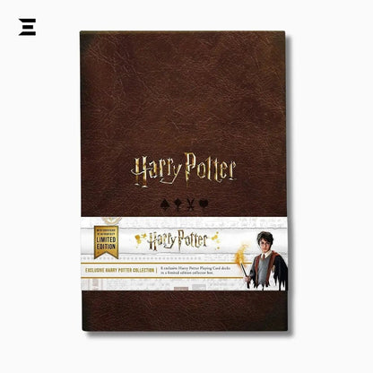Harry Potter Limited Edition Playing Card Collection – 8 Deck Collector’s Box with Certificate of Authenticity - IBRELIA
