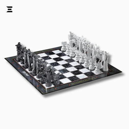 Harry Potter Wizard Chess Set – Official Movie Replica with Detailed Pieces & Board - IBRELIA