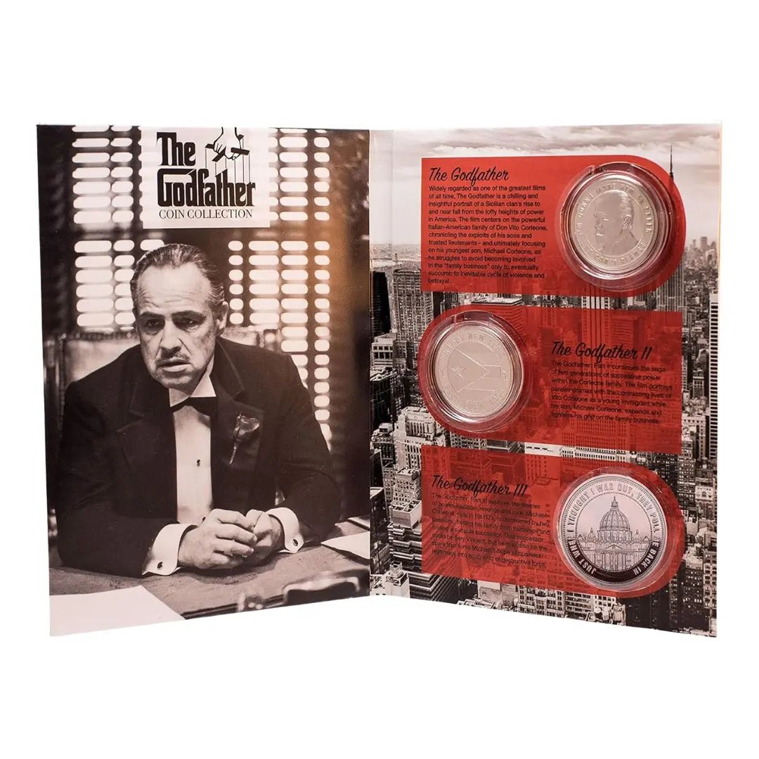 The Godfather™ Limited Edition Coin Collection – Official 3 - Coin Collector's Set (Only 5,000 Worldwide) - IBRELIA