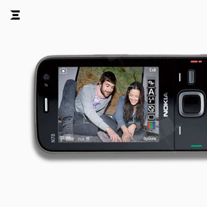 Nokia N78 Black & Silver (Brand New – Only Phone) | Original Nokia Nseries Smartphone | Carl Zeiss 3.2MP Camera | Rare Collector's Edition