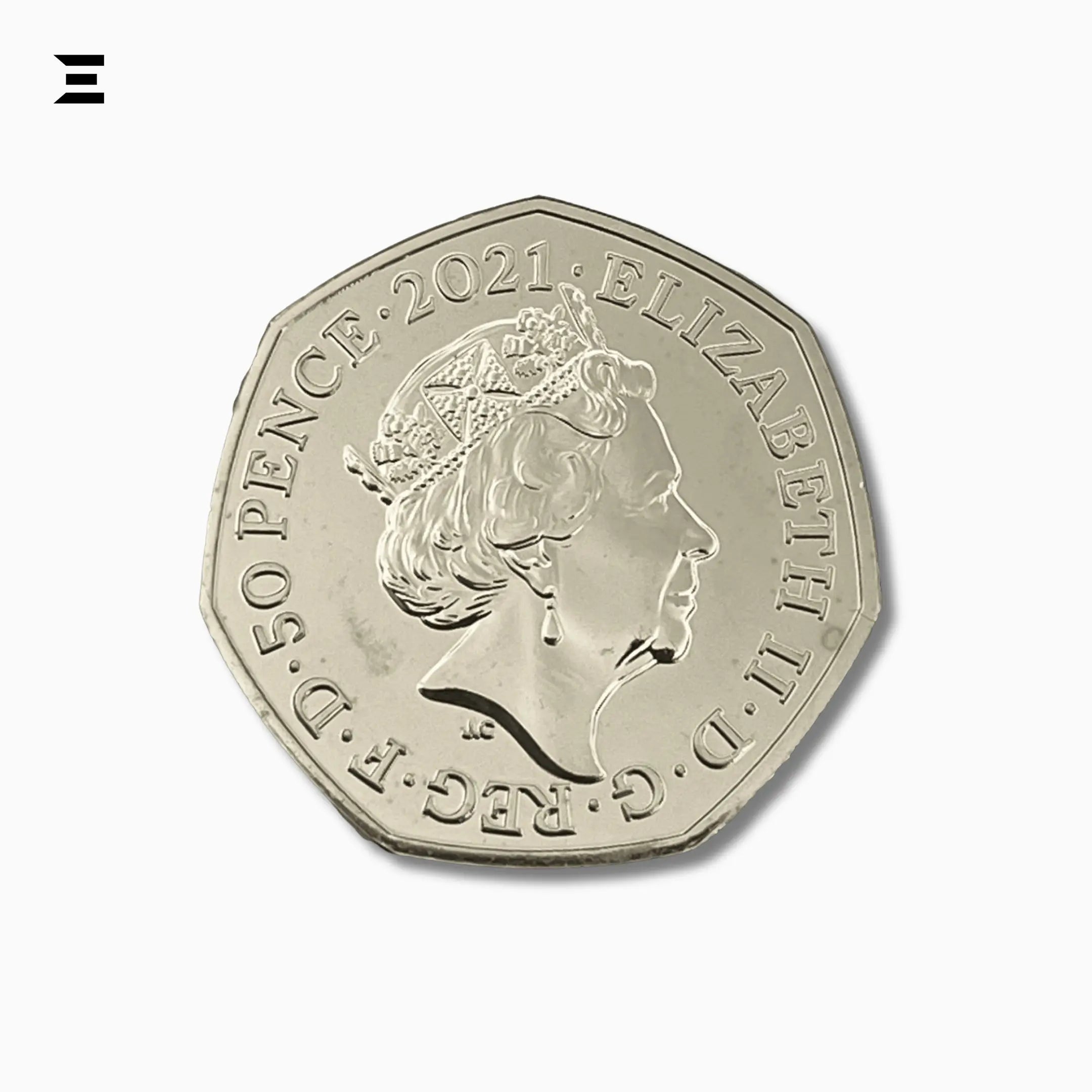 50 Pence Coin – Elizabeth II 5th Portrait | Owl Classic Pooh Collectible (The Royal Mint) - IBRELIA