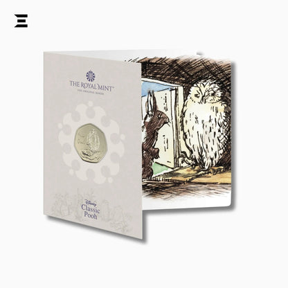 50 Pence Coin – Elizabeth II 5th Portrait | Owl Classic Pooh Collectible (The Royal Mint) - IBRELIA