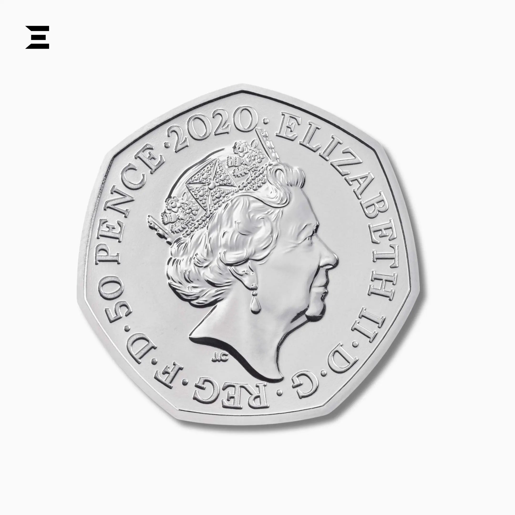 50 Pence Coin – Elizabeth II 5th Portrait | Paddington at the Palace Collectible (The Royal Mint) - IBRELIA