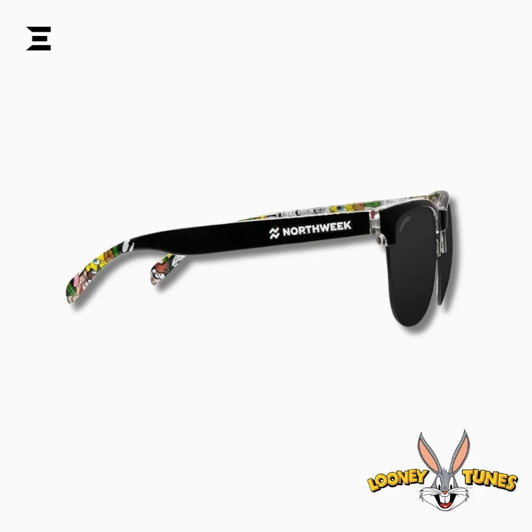 Looney Tunes x Northweek Sunglasses – Limited Edition Black Polarized Lenses with Cartoon Artwork & Accessories - IBRELIA