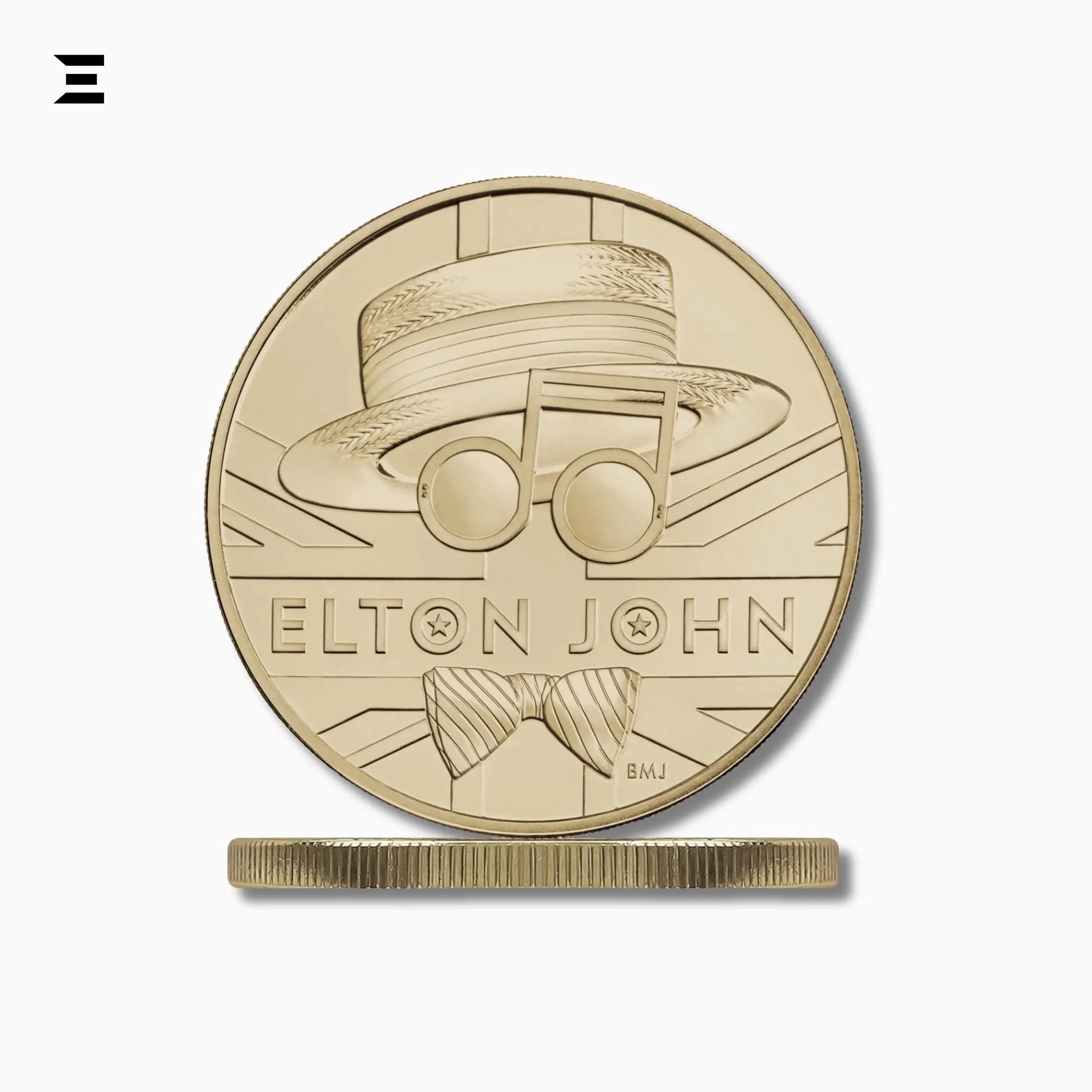 The Royal Mint £5 Elton John Commemorative Coin – Elizabeth II 5th Portrait - IBRELIA