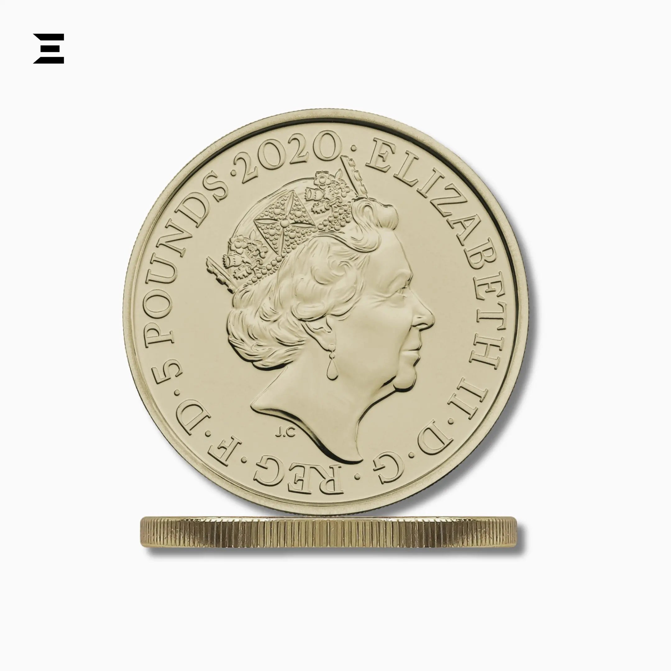 The Royal Mint £5 Elton John Commemorative Coin – Elizabeth II 5th Portrait - IBRELIA