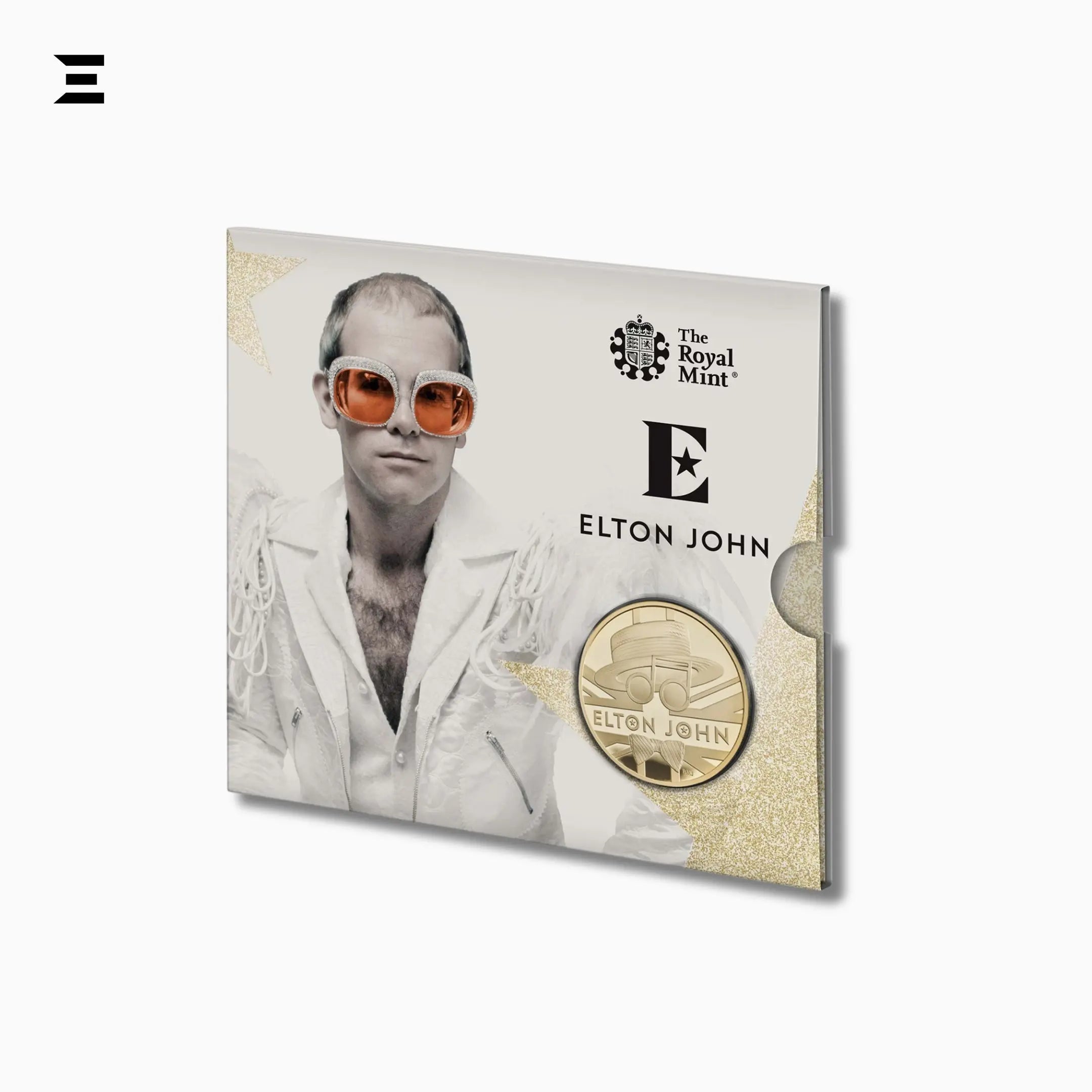 The Royal Mint £5 Elton John Commemorative Coin – Elizabeth II 5th Portrait - IBRELIA