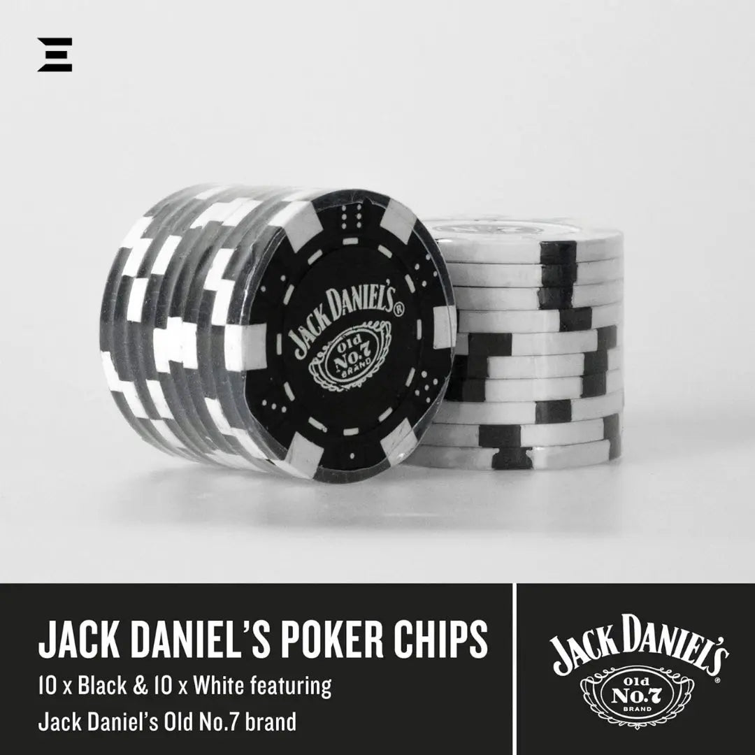 Jack Daniel’s Poker Night Gift Set – Tumbler, Chips & Playing Cards - IBRELIA