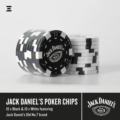 Jack Daniel’s Poker Night Gift Set – Tumbler, Chips & Playing Cards - IBRELIA