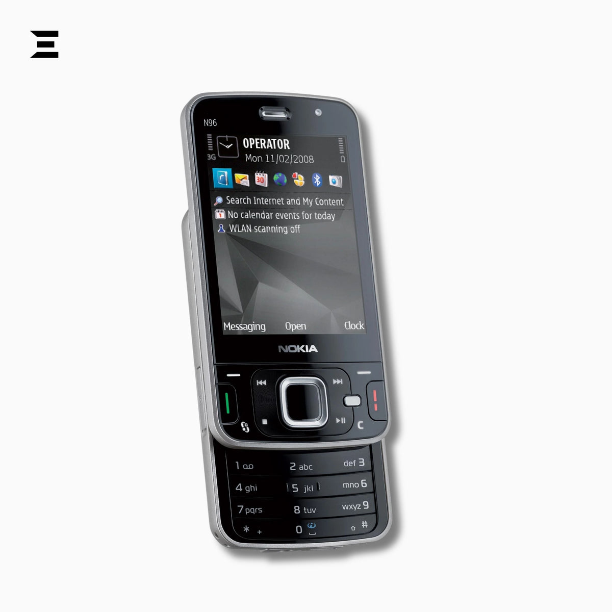 Nokia N96 16GB Black (Brand New – Only Phone) | Original Nokia Nseries Dual-Slider | Rare Collector’s Mobile