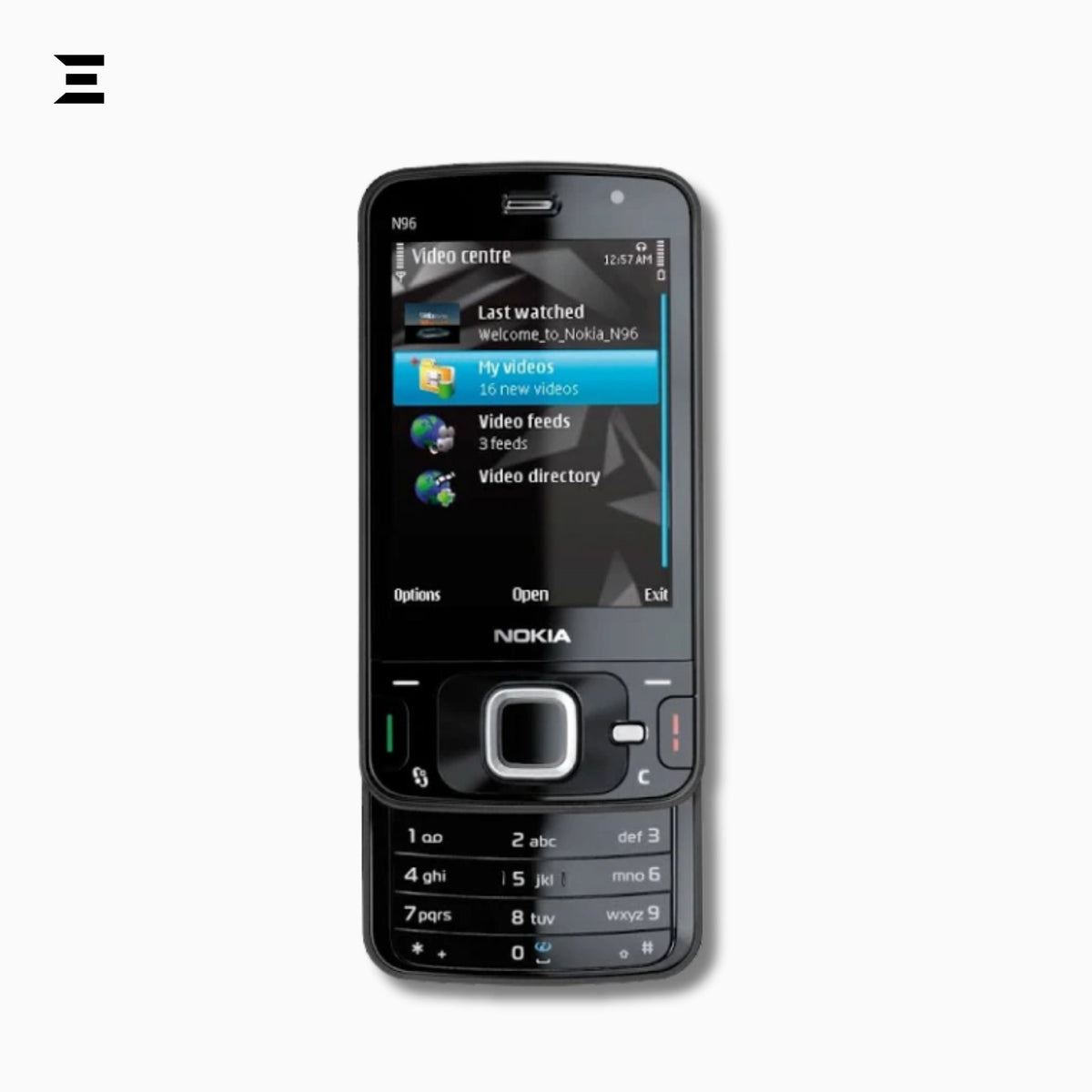 Nokia N96 16GB Black (Brand New – Only Phone) | Original Nokia Nseries Dual-Slider | Rare Collector’s Mobile