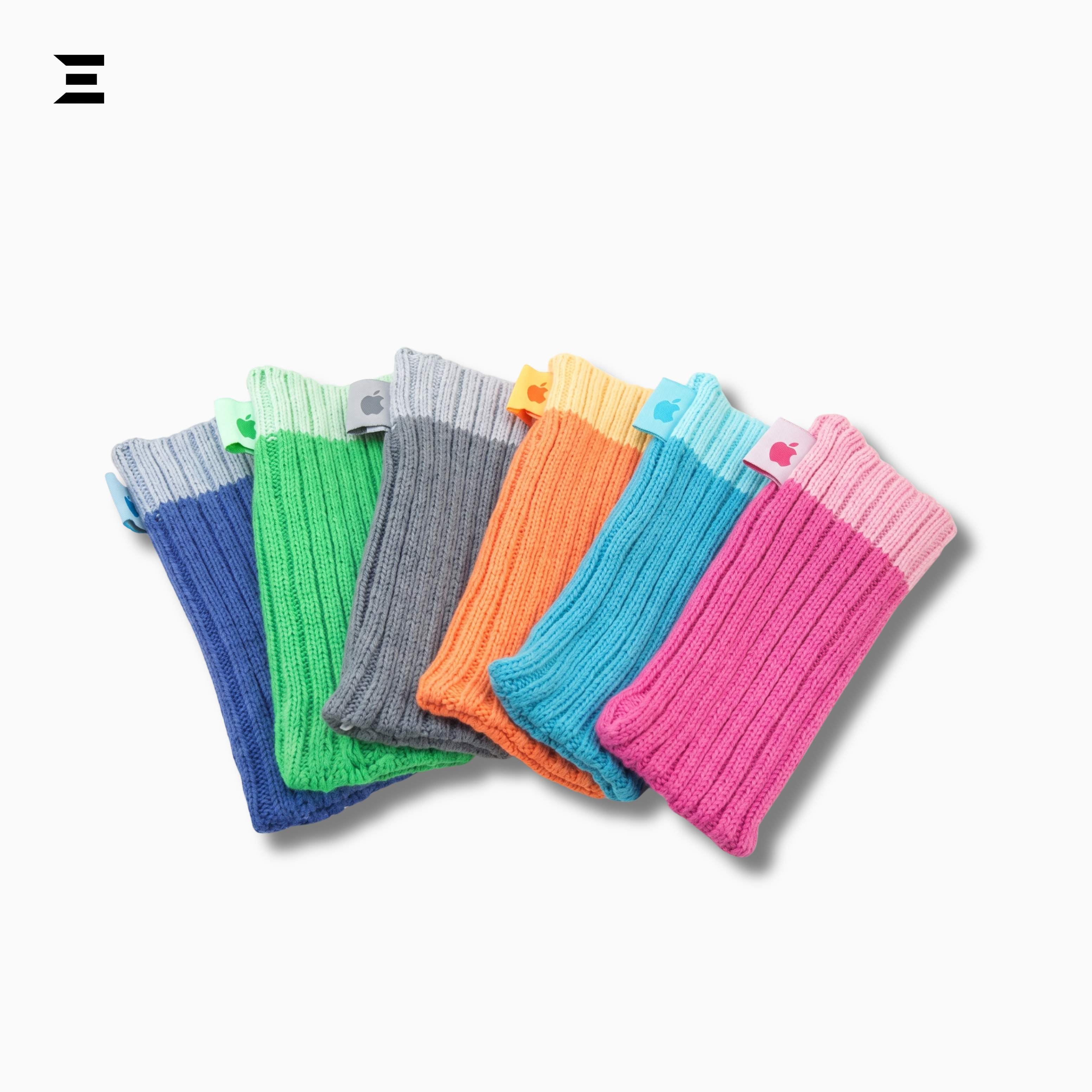 Apple iPod Socks (6-Pack) MA850G/A (Brand New & Factory Sealed) | Original Apple Protective Knit Cases | Collector's Edition