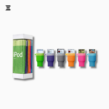 Apple iPod Socks (6-Pack) MA850G/A (Brand New & Factory Sealed) | Original Apple Protective Knit Cases | Collector's Edition