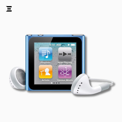 Apple iPod Nano 6th Generation 16GB Blue (Brand New & Factory Sealed) | Original Apple Multi-Touch MP3 Player | Collector's Edition
